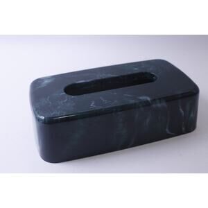 Dark-Green Marble Tissue Box Cover, Kitchen, Bathroom, Decor, ~ 250113-WH 39